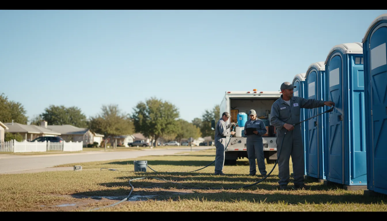 Long-Term Portable Toilet Rental in Rowlett, TX near me